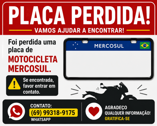 PLACA PERDIDA