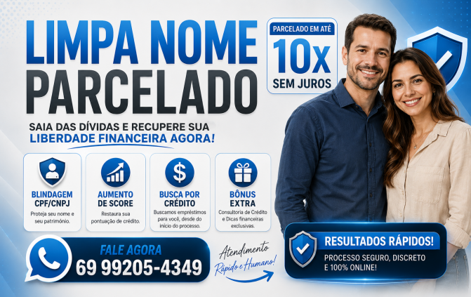 LIMPA NOME PARCELADO