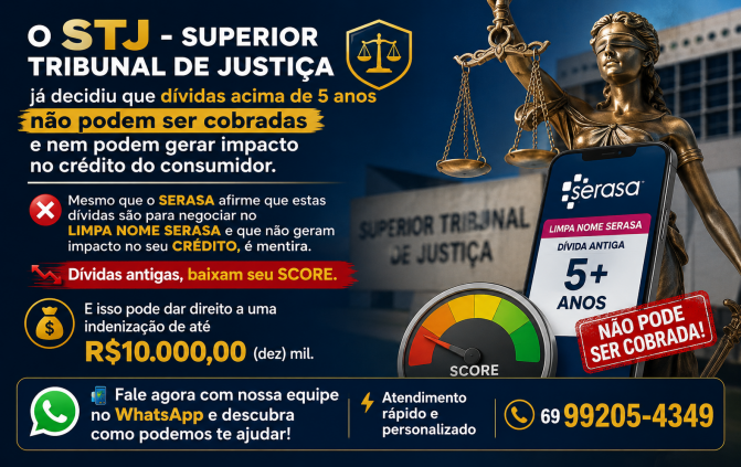 DIVIDAS ACIMA DE 5 ANOS