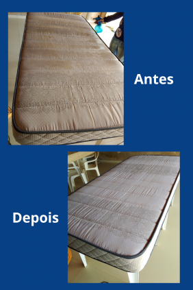 Limpeza e sanitização de colchões 