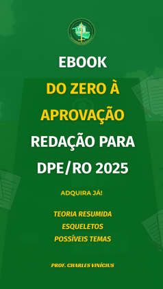 APOSTILA EBOOK REDAÇÃO CONCURSO DPE/RO 2025