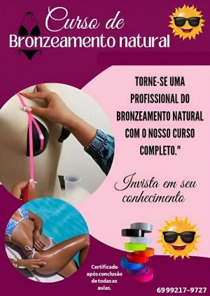 Curso de bronzeamento natural VIP 