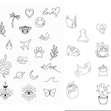 PROMOÇÃO TATUAGENS MINIMALISTAS 