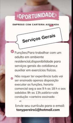 Serviços gerais