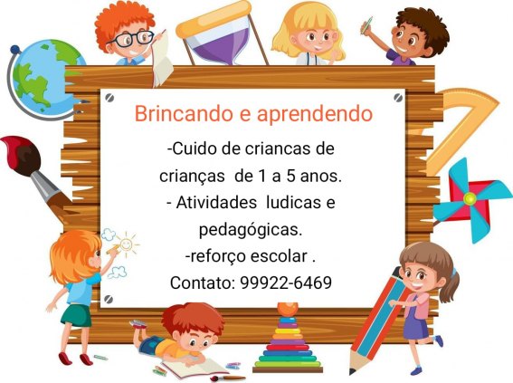 Cuidado de crianças e reforço escolar 