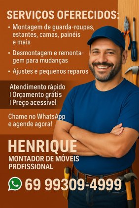 Serralheiro, montador e instalações 