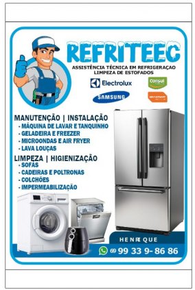 Consertos de Geladeira e Maquina de Lavar orçamento em prédio e residências 