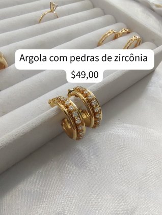 Folheados e semi joias