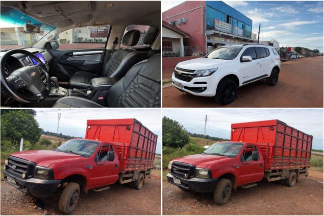 VENDE SE F4000 E UMA TRAILBLAZER ESTÃO EM RONDÔNIA. 