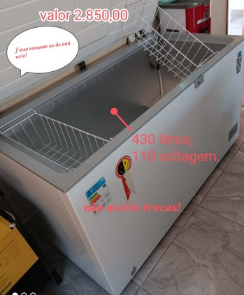 Freezer Midea 430 litros