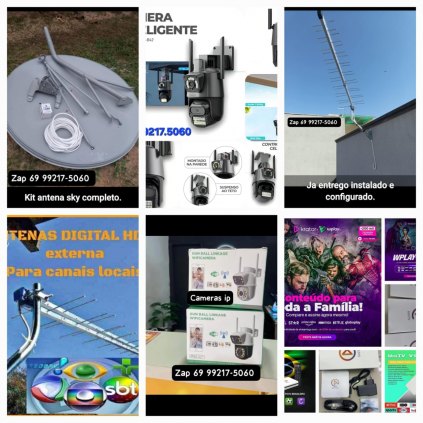 Técnico em antenas via satélite e cameras em geral, instalação e manuntenção.