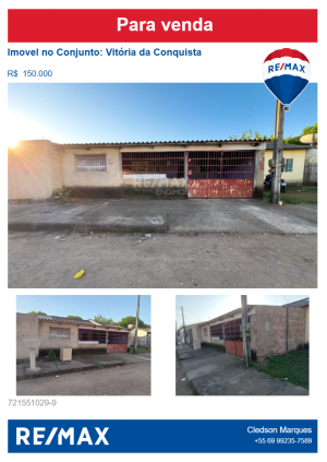 Casa Conjunto Vitoria da Conquista Proximo ao IG