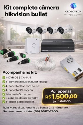 KIT CÂMERA HIKVISION