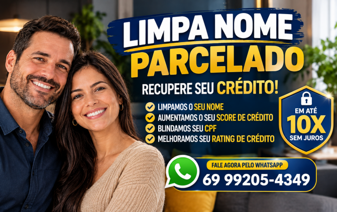LIMPA NOME PARCELADO EM ATÉ 10X