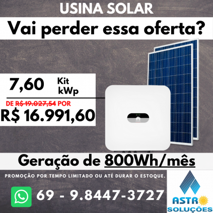 Energia Solar residencial ou comercial