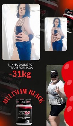 Emagrecedor de primeira linha Multislim Black 