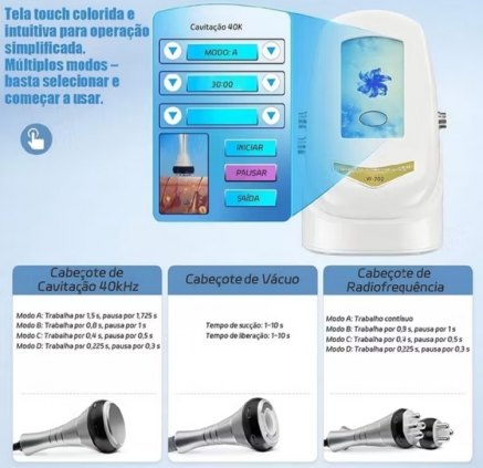 Aparelho de lipo CAVITAÇÃO.
