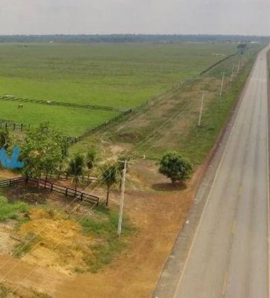 Fazenda a venda a 114km de Porto Velho Rondônia Beira da BR 319