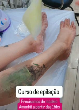 Modelo para depilação 