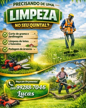 Jardinagem e limpeza