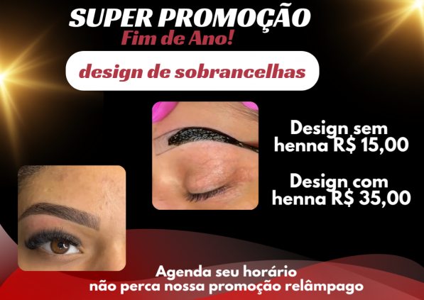 Design de sobrancelha 