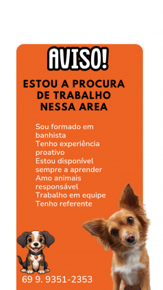 Procura-se trabalho na area de Tosador