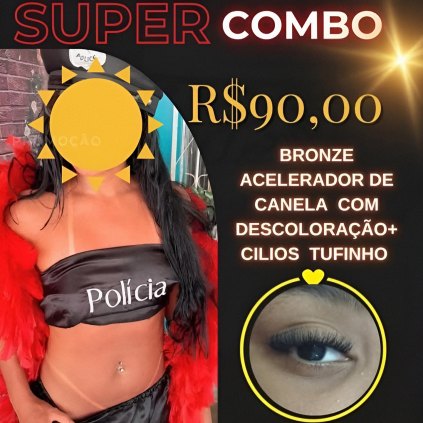 Super combo bronze natural + cílios 
