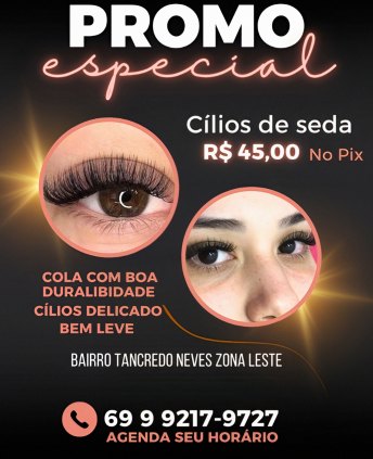 Promoção cílios tufinho delicado 