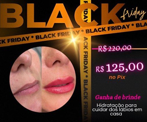 Black Friday Micropigmentação Labial