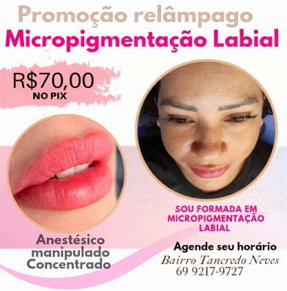 Micropigmentação labial 