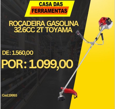 ROÇADEIRA TOYAMA 32.6CC 2T GASOLINA 