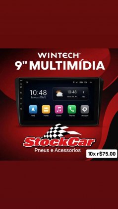 Multimídia WINTEC 7P FULL TOUCH 7023 BT MP5 instalação grátis 350,00
