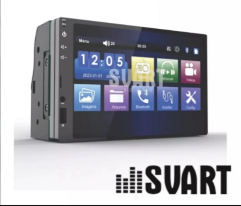 MULTIMIDIA 7P MP5 BT MARCA SVART S600B NOTA FISCAL E GARANTIA DE 01 ANO r$ 350,00 MONTAGEM GRATIS 