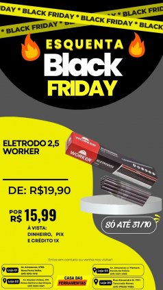 ELETRODO 2,5 WORKER 
