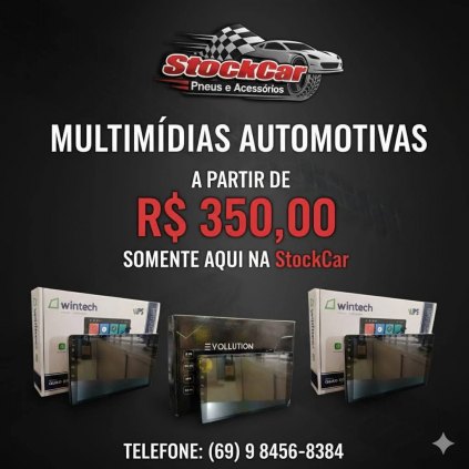 Multimídia WINTEC 7P FULL TOUCH 7023 BT MP5 instalação grátis 350,00