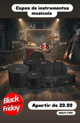 Capas de instrumentos musicais apartir de r$ 30,00 