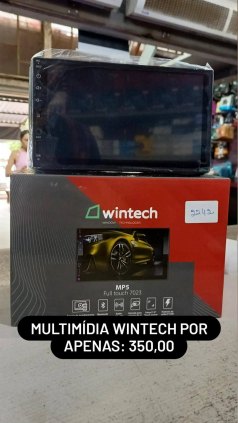 Multimídia WINTEC 7P FULL TOUCH 7023 BT MP5 instalação grátis 350,00