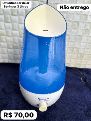 Umidificador de Ar Springer Pure  3 Litros