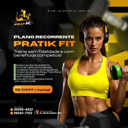 Plano mensal recorrente 