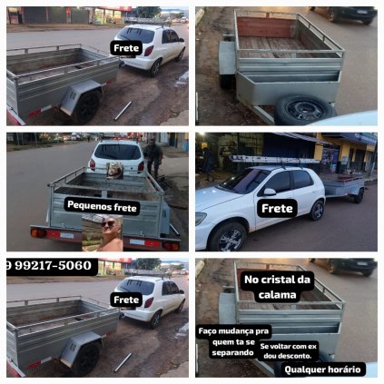 Frete carro+carretinha e pequenas mudanças.