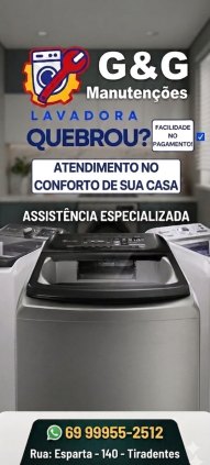 Manutenção em maquinas de lavar