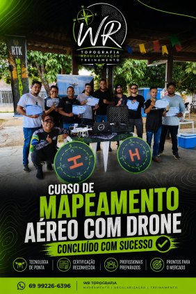 CURSO DE MAPEAMENTO AEREO COM DRONE