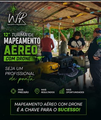 CURSO DE MAPEAMENTO AEREO COM DRONE