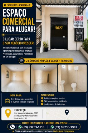 PONTO COMERCIAL - ALUGA-SE