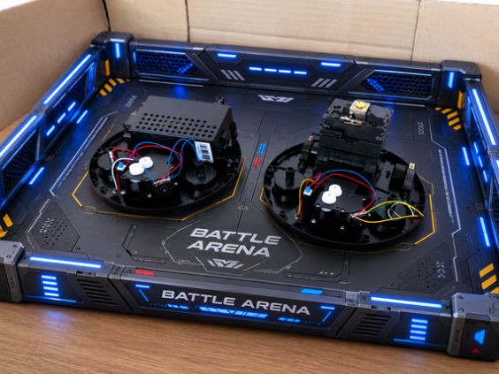 Arena com 2 Robôs 
