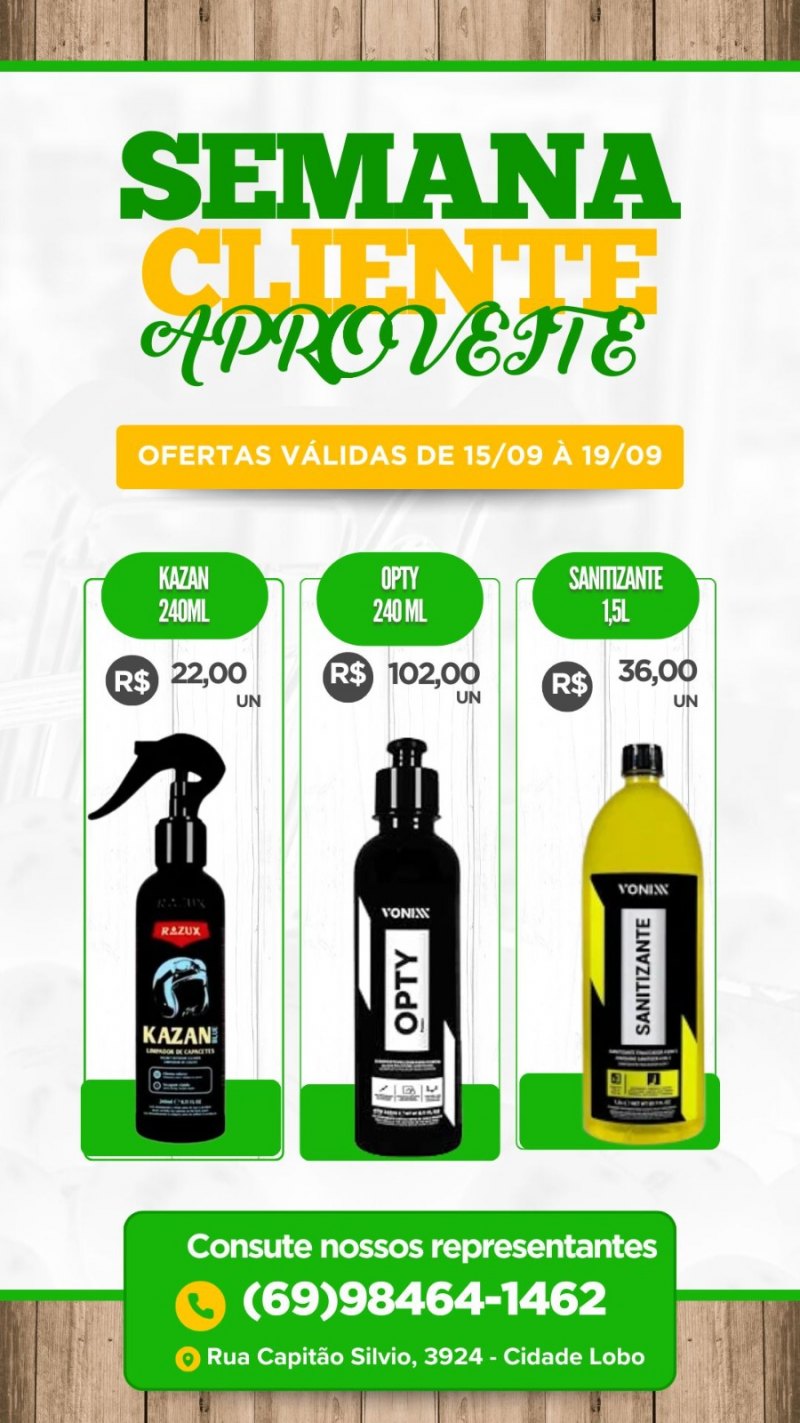 Ofertas da semana Distribuidora de produtos automotivos, ferramentas, funilaria, presilhas de acabamento e fixação