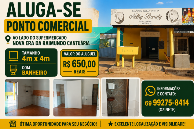 aluguel de PONTO COMERCIAL