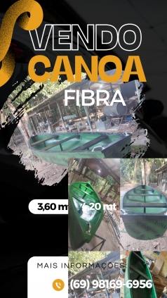 canoa de fibra