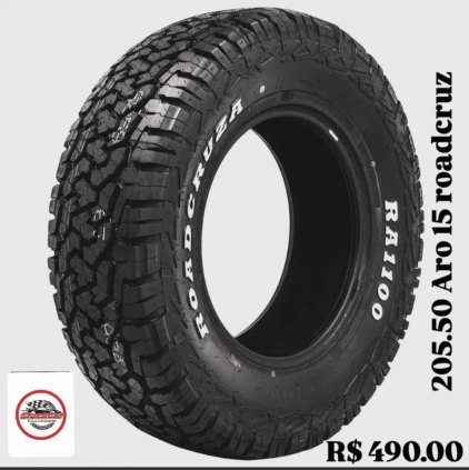 PNEU 205/60 R15 ROADCRUZ MIXTO SAVEIRO , MONTANA, STRADA ETC.. MONTAGEM GRATIS R$ 490,00