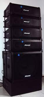 Caixa Ativa Oneal Evo Ola-2060 / 2600  Line Array 2 X 6\'\' Cor Preto 600 e 700 rms 